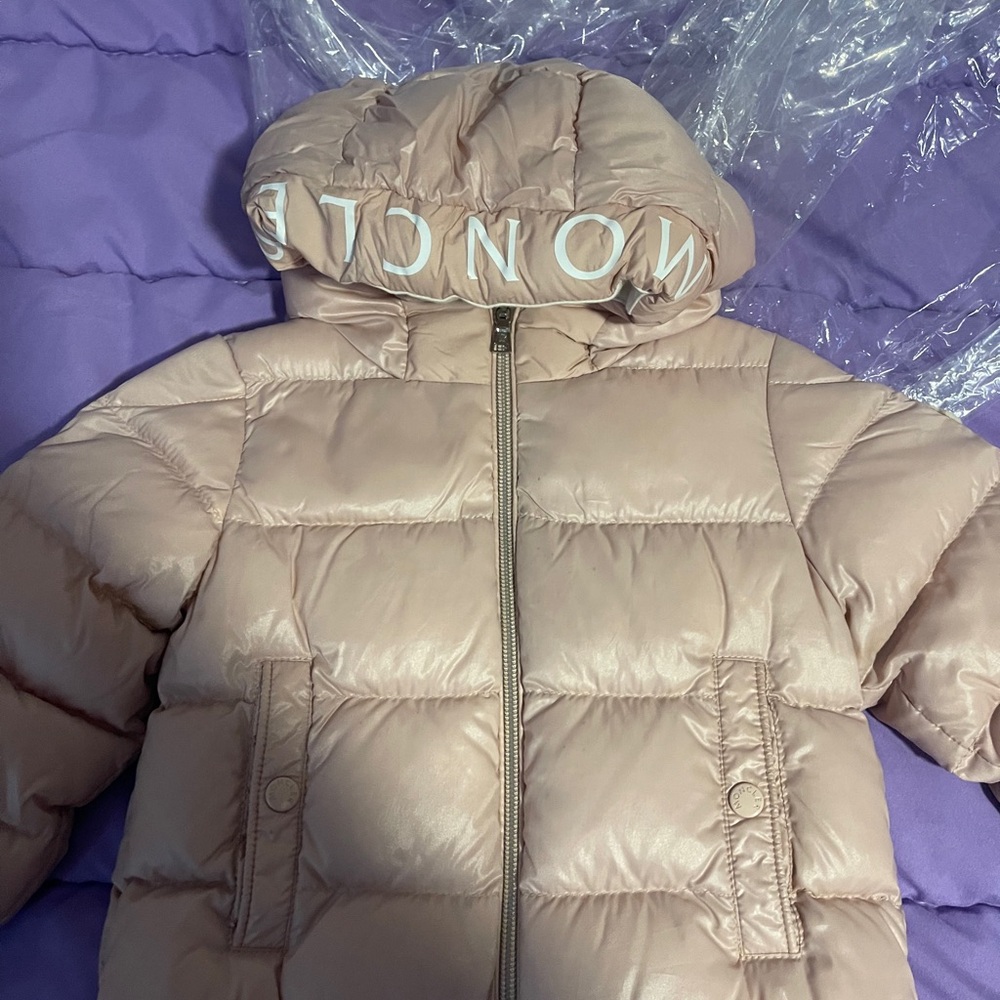 Moncler Puffer Coat Toddler Girl 18 Mo Pink